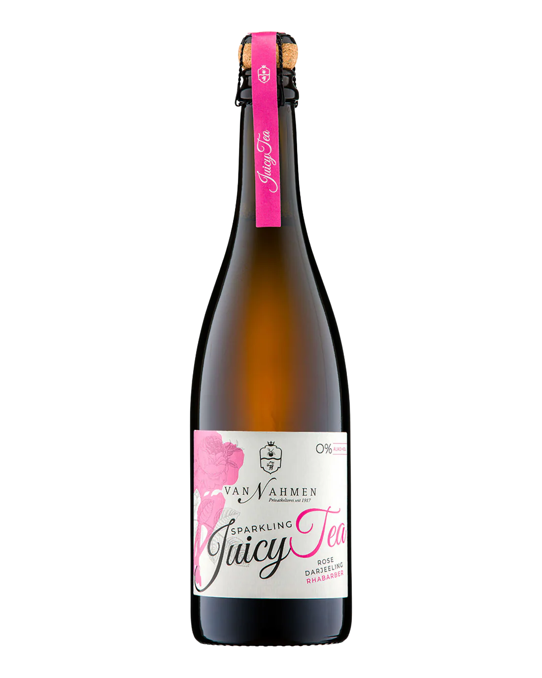 Van Nahmen - Sparkling Juicy Tea - Rózsa-Darjeeling-Rebarbara